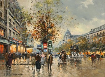 AB les grands boulevards parisino Pinturas al óleo